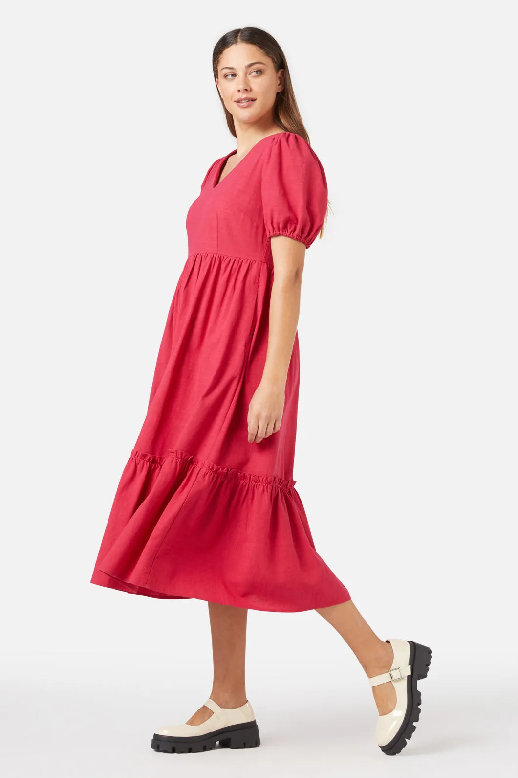 Elegant Francine Midi Dress