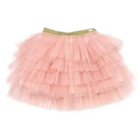 Pale Pink Gold Band Tutu Skirt