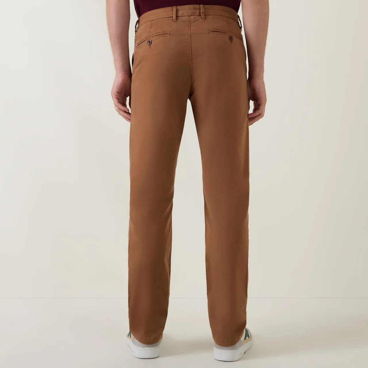 Tan Dobby Structure Leg Chinos by GANT