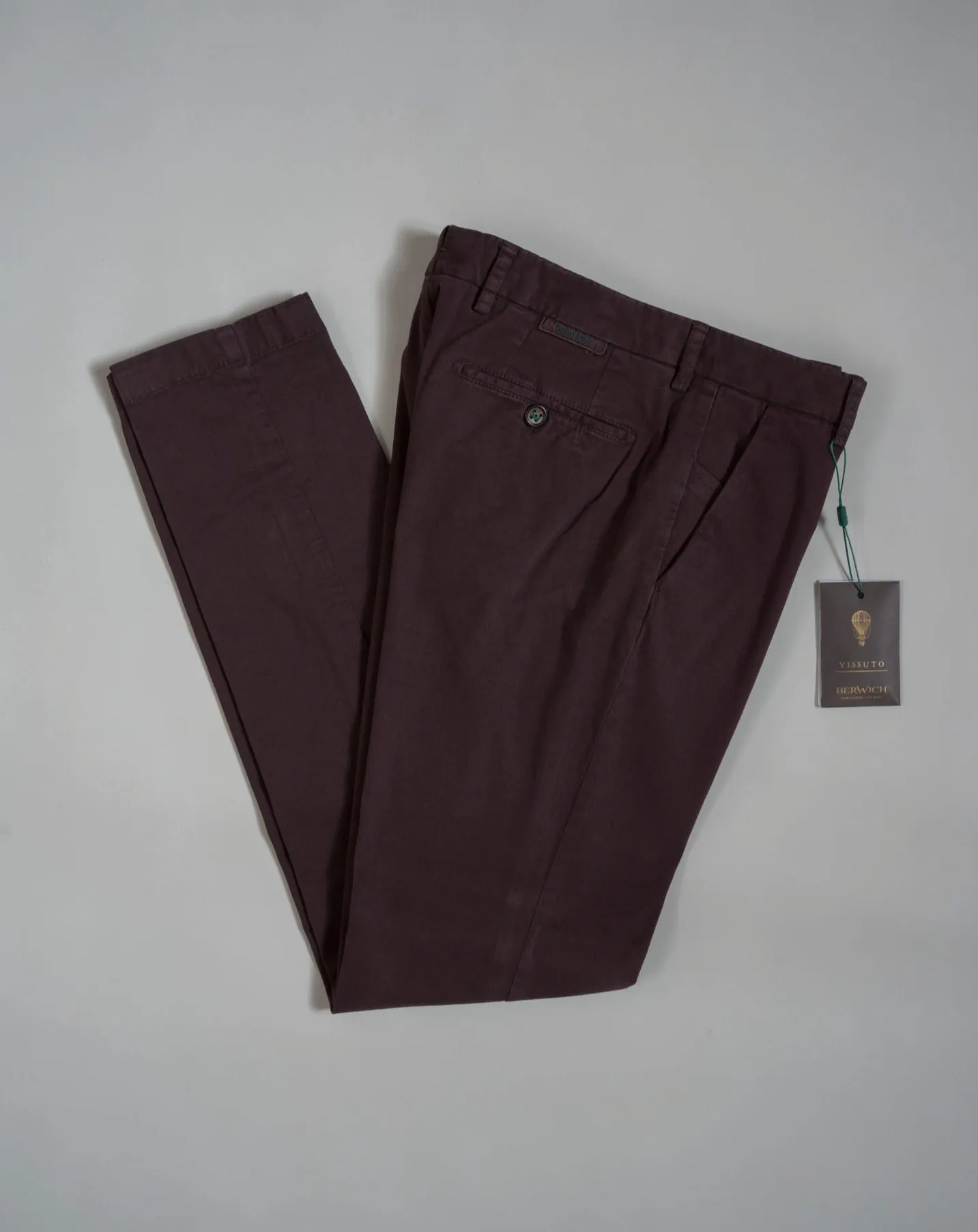 Garment Dyed Chinos - Gianduia - Brown