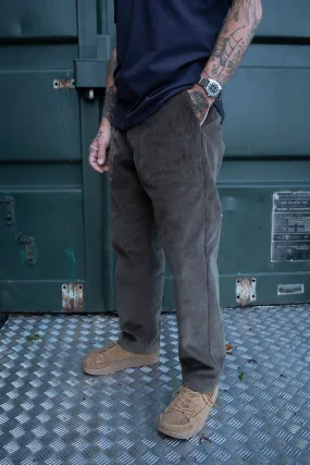 Grey Corduroy Fatigue Pants