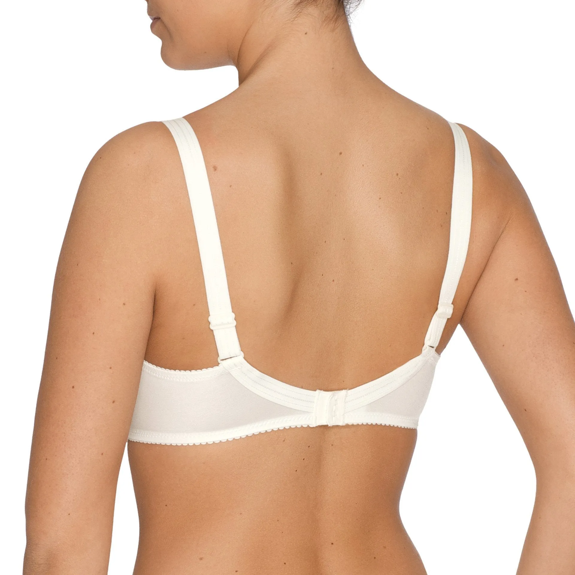 Satin Smooth Classic T-Shirt Ivory Bra B-H