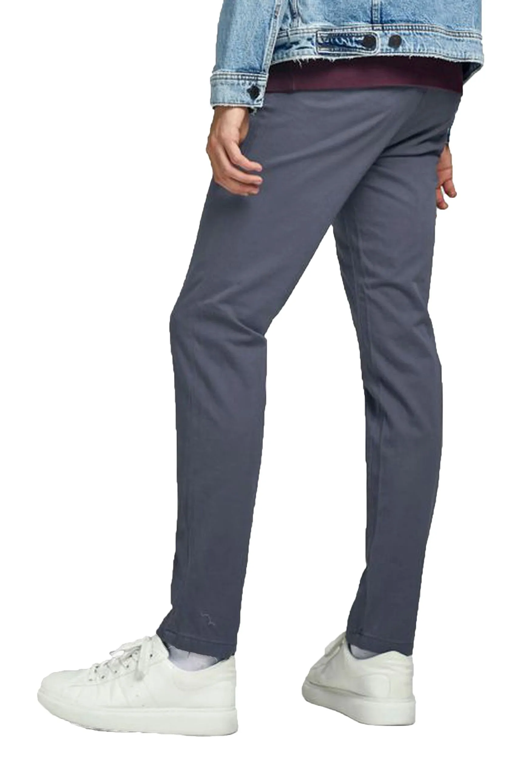 Jack Jones Marco Bowie Slim Chinos Asphalt