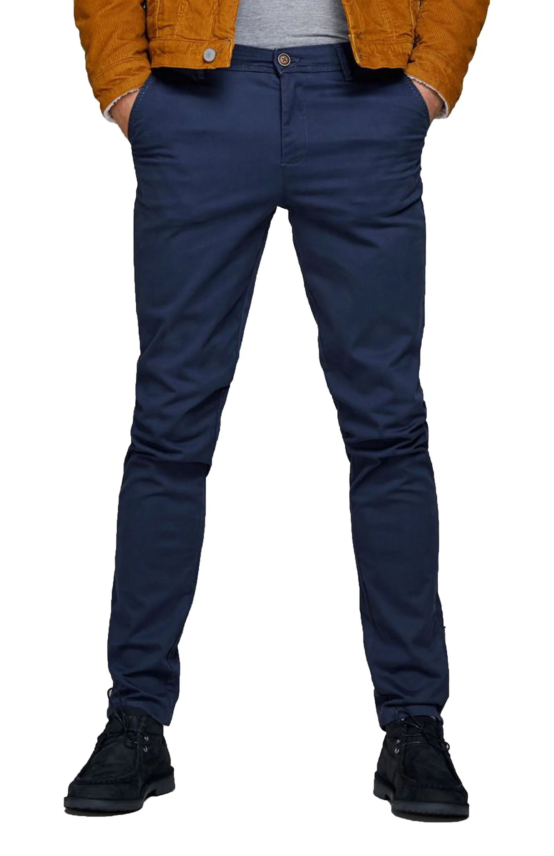 Navy Blazer Slim Chinos by Jack & Jones Marco Bowie