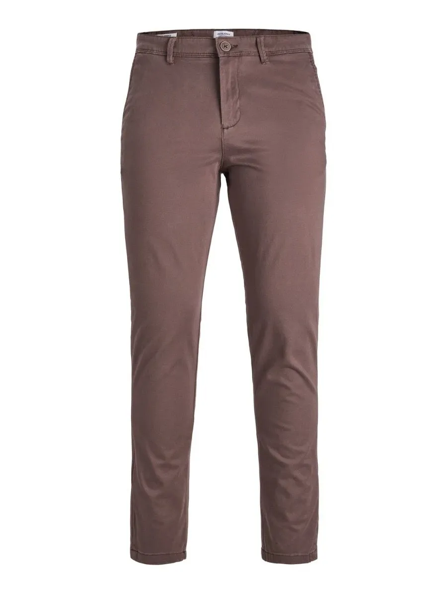 Jack & Jones Seal Brown Slim Chinos