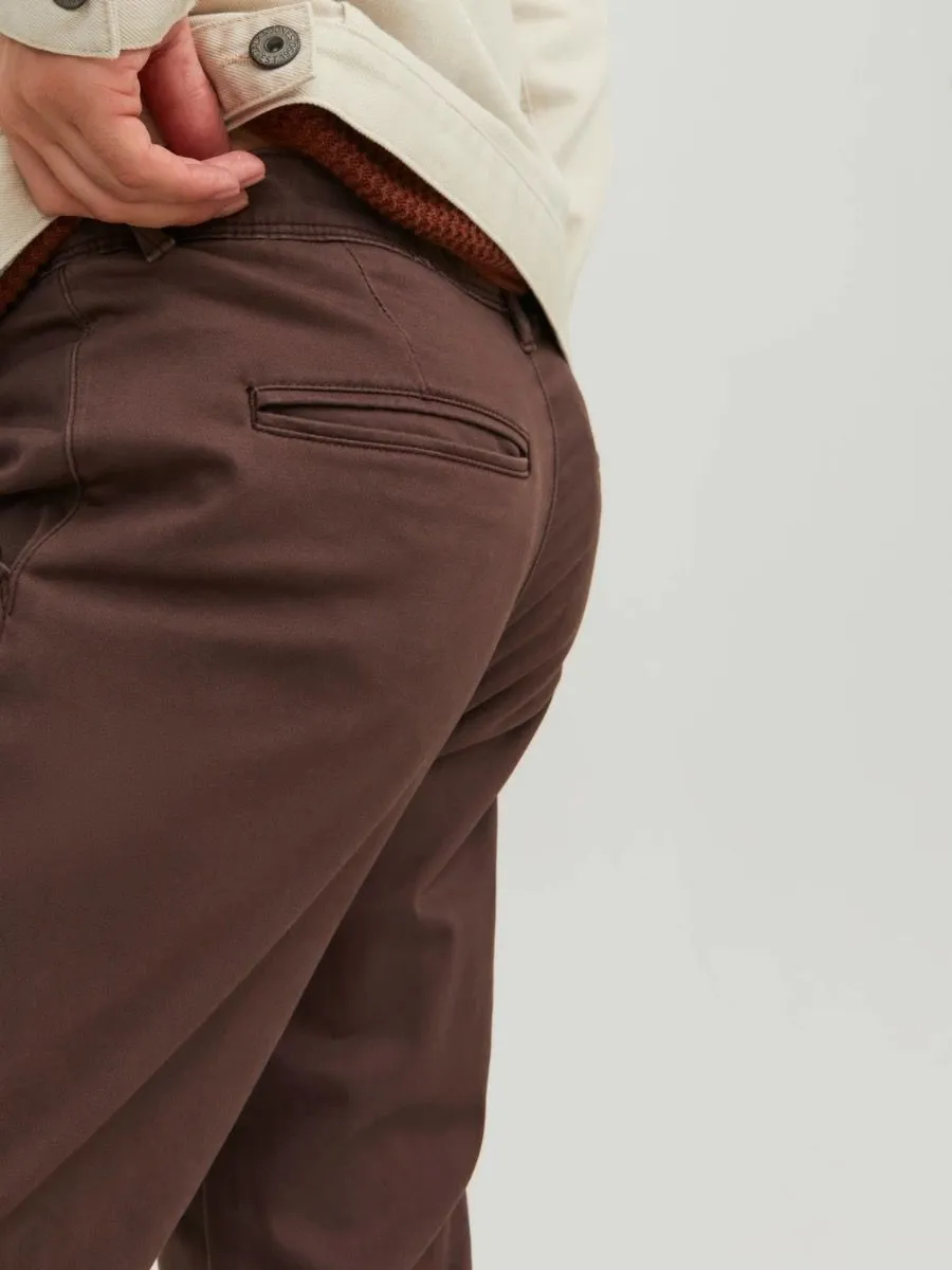 Jack & Jones Seal Brown Slim Chinos