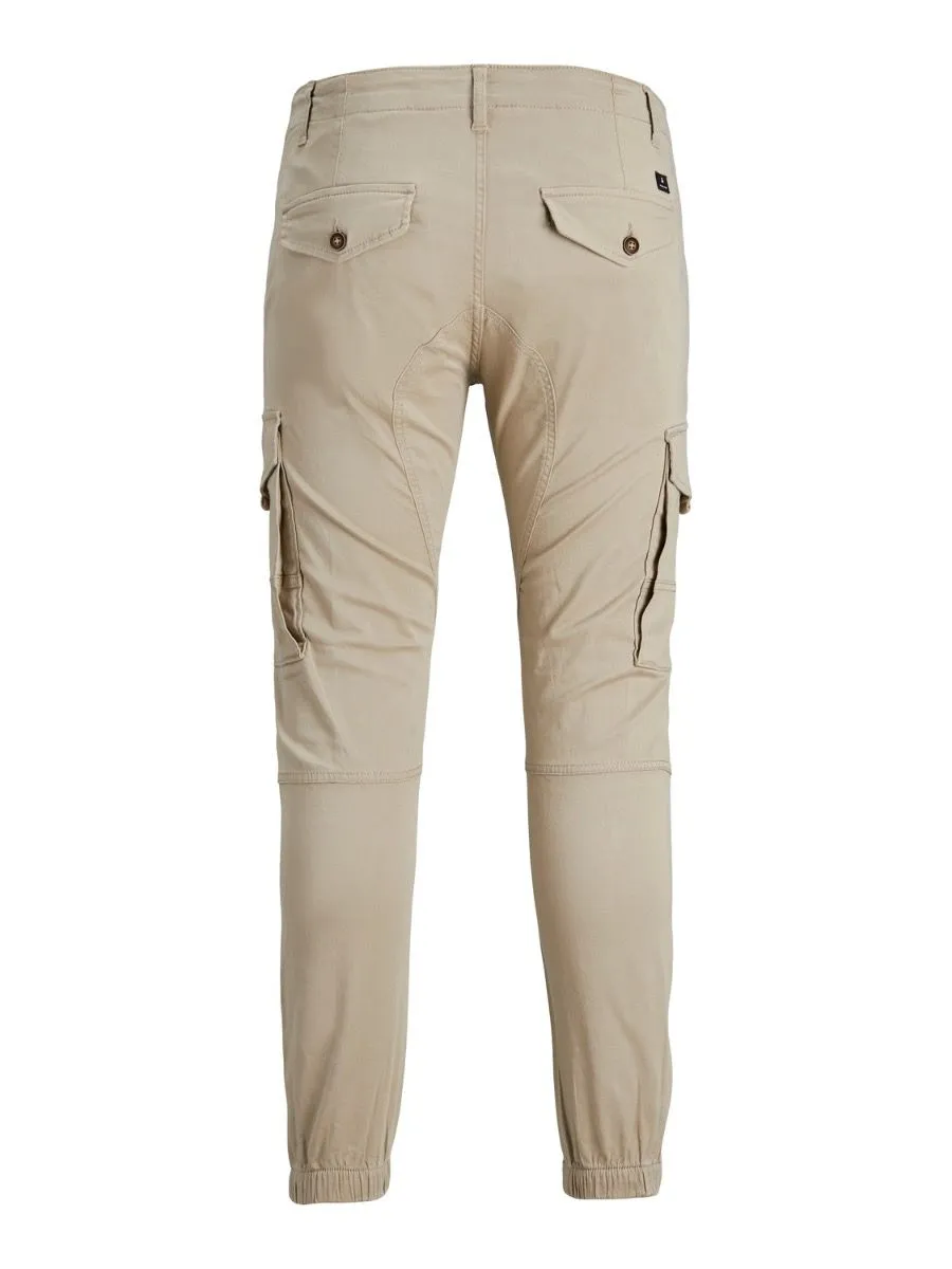 Jack and Jones Paul Flake Combat Pants Crockery