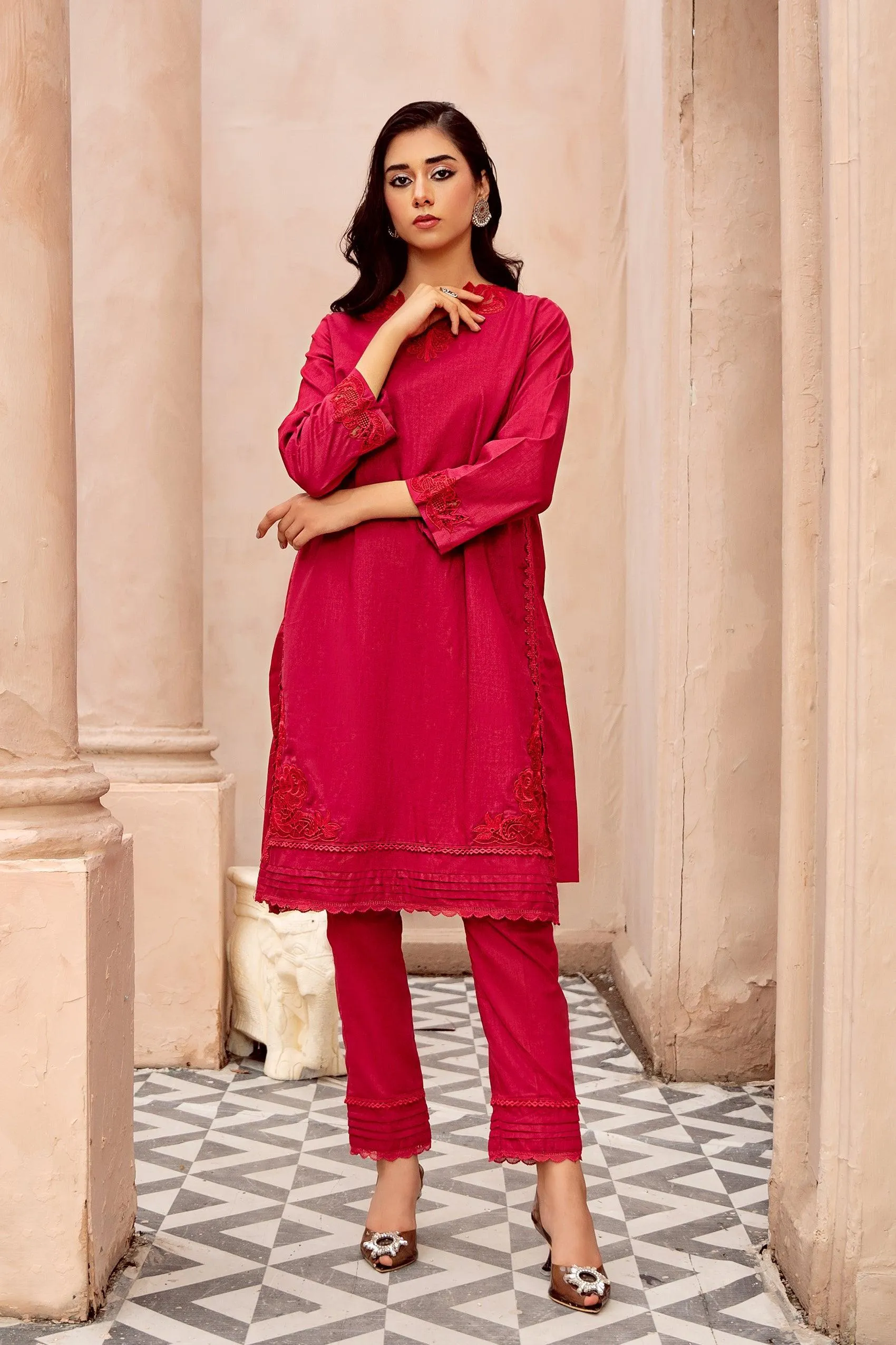 Jaza KGL-00663 Two-Piece Set