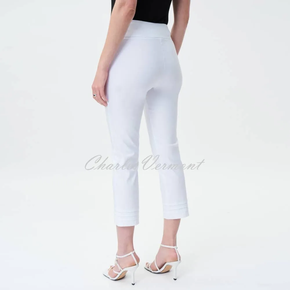 Cropped Trouser with Ankle Detail - Style 231029 (White)