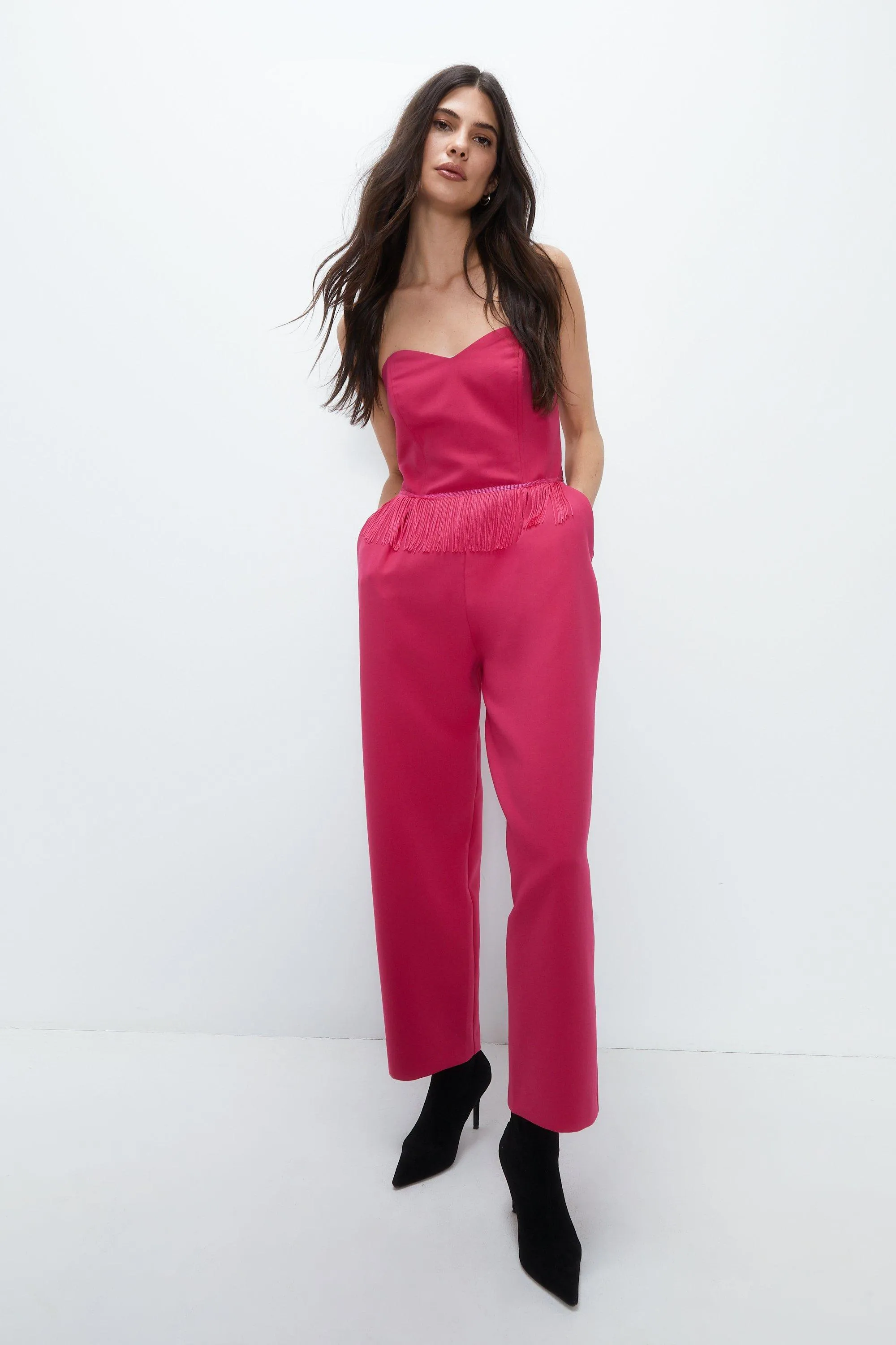 Kara Rose Tassel Jumpsuit