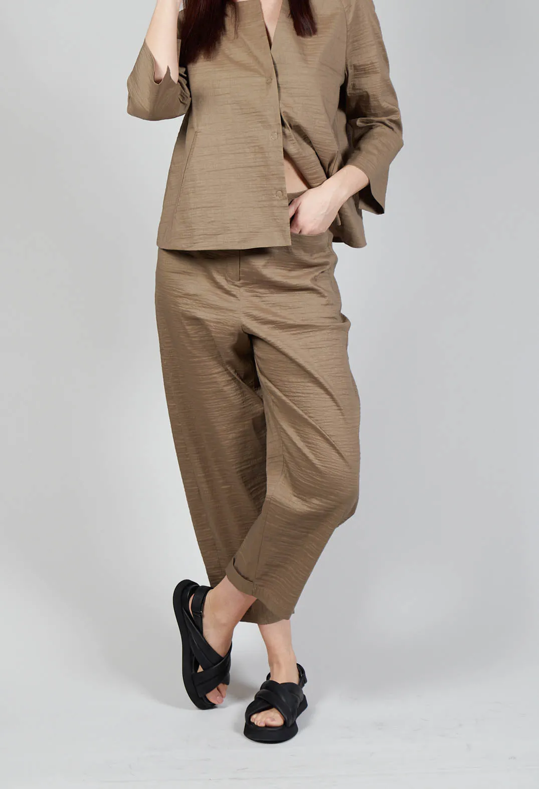 Khaki Alma Trousers