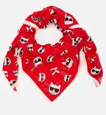 Cats Print Scarf