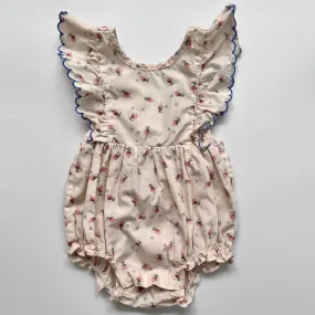 Konges Slojd Flower Pattern Romper Size 1 Month