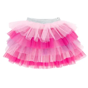 Cotton Candy Ombre Layered Skirt