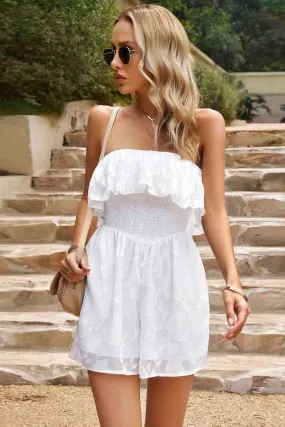 Layered Strapless Romper