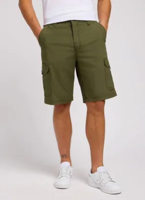 Lee Olive Night Cargo Shorts Extreme Motion