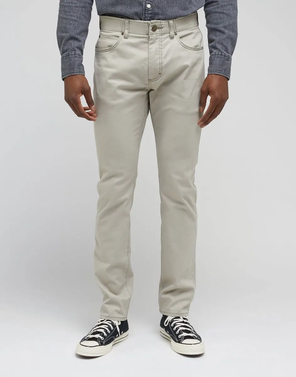 Lee Slim Fit Stretch Jeans in MVP Mushroom Color