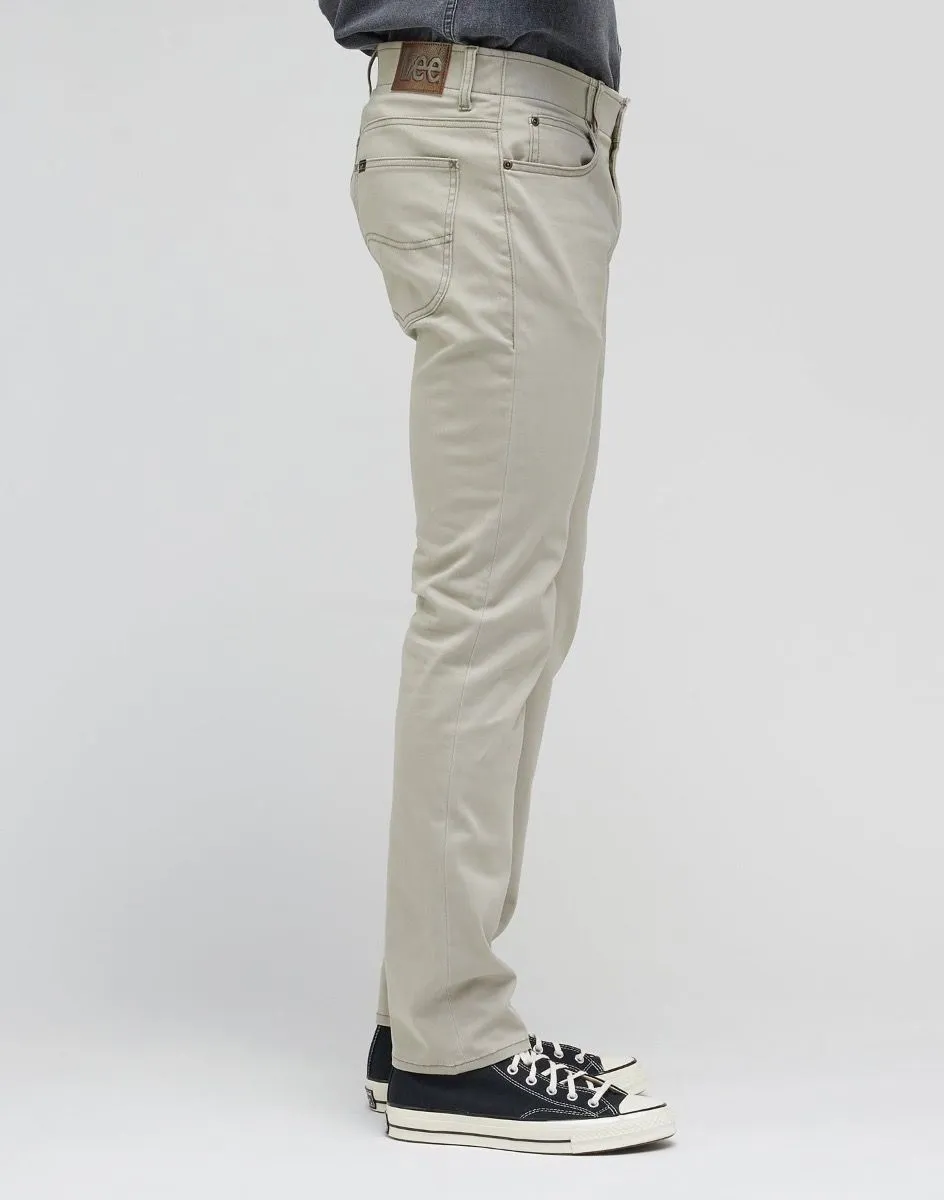 Lee Slim Fit Stretch Jeans in MVP Mushroom Color