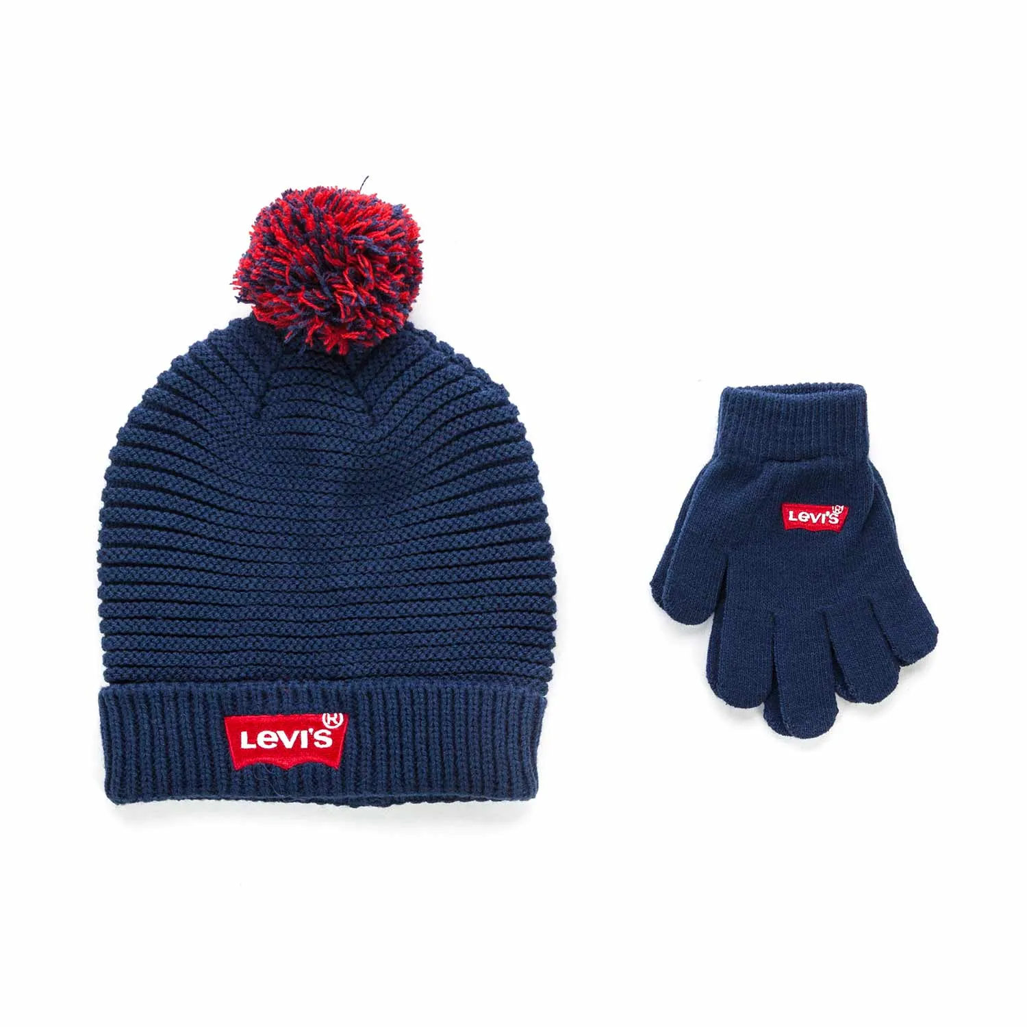 Levi's Unisex Hat Gloves Set