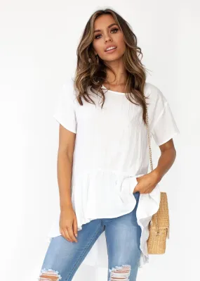 Ivory Linen Tee by Change My Mind