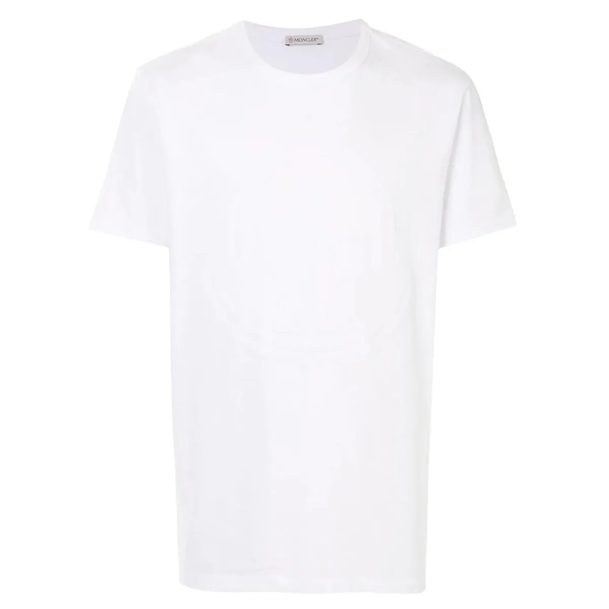 Exclusive MONCLER Logo FX Advantage Crew Neck Cotton Short Sleeves