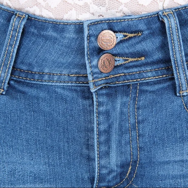 Casual Cotton Denim Mini Skirt