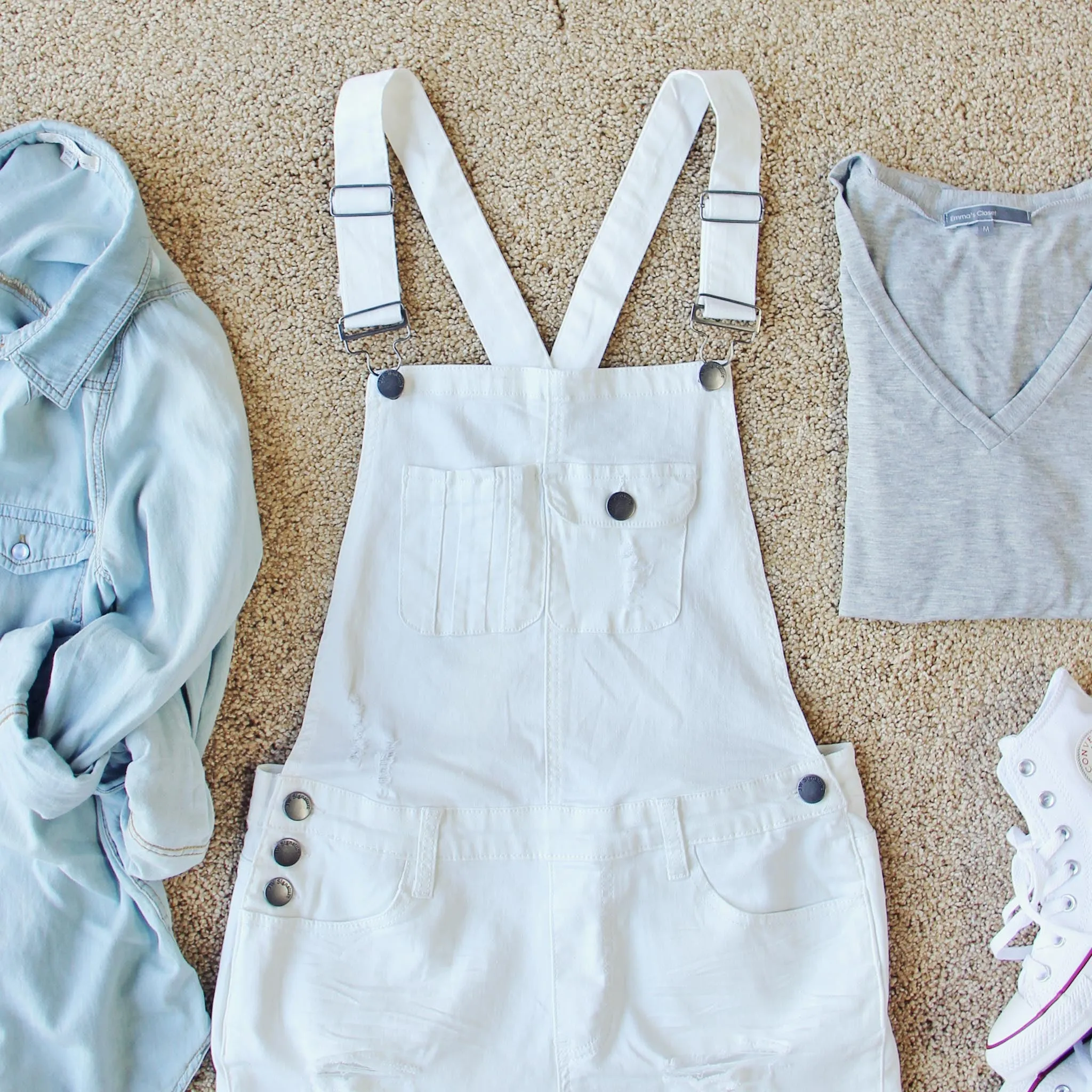 Maggie Distressed Overalls