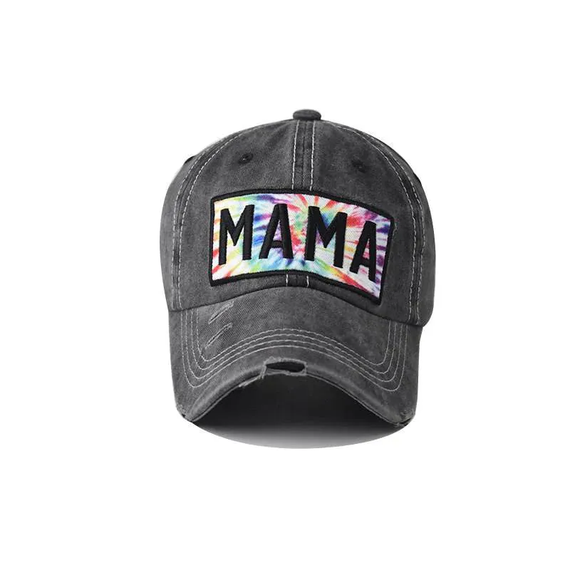 Tie Dye Mama Hats