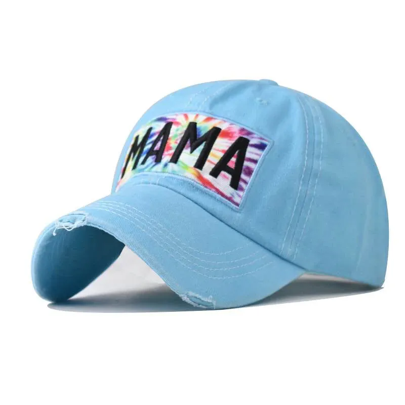 Tie Dye Mama Hats