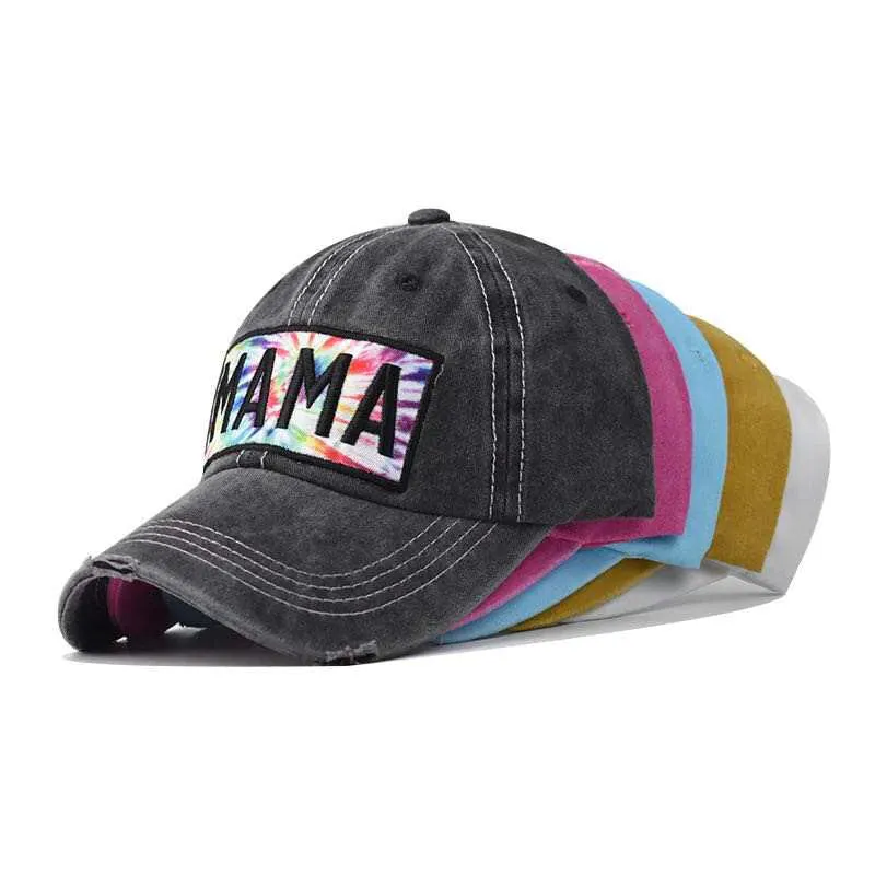 Tie Dye Mama Hats