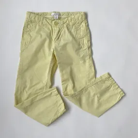 Lemon Yellow Cotton Chinos for Kids