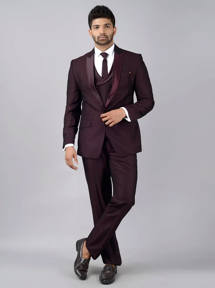 Maroon Suit in JadeBlue