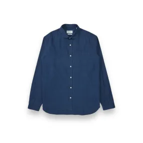 Navy Lawes Eton Collar Shirt