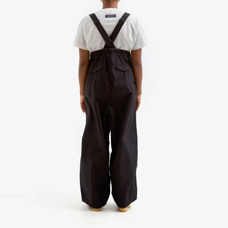 Military Style Overalls in Olive Color