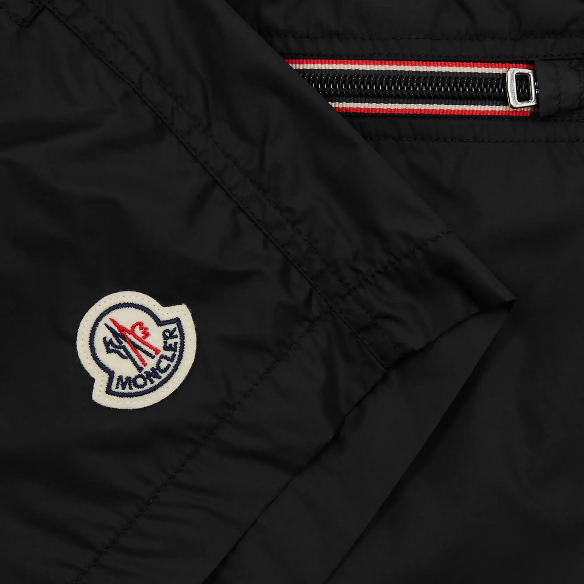 Moncler Black Swimwear Shorts