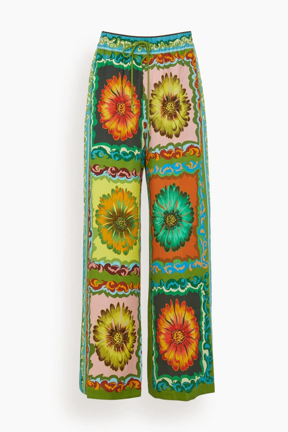 Multi-Colored Disco Daisy Pant