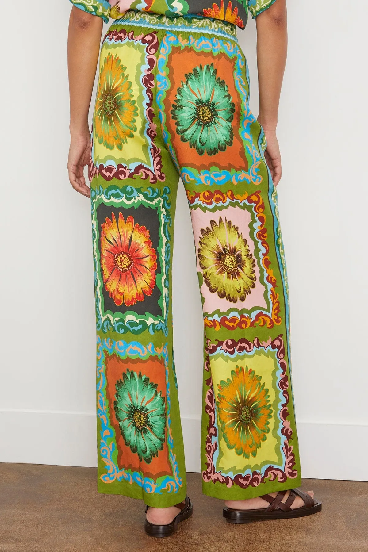 Multi-Colored Disco Daisy Pant