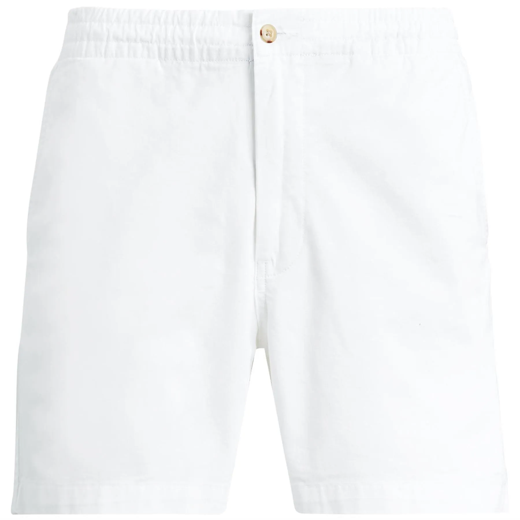 White Cotton Knit Prepster Shorts