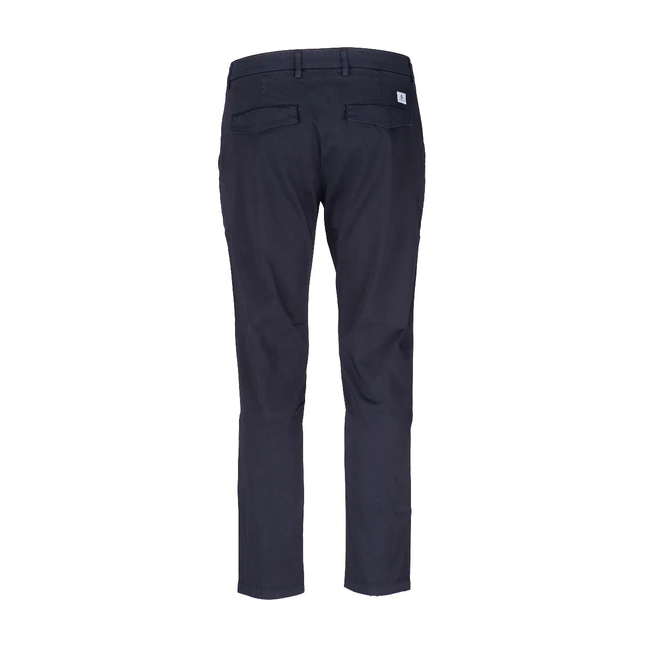 NAVY GABARDINE PRINCE CHINOS PANTS FOR MEN