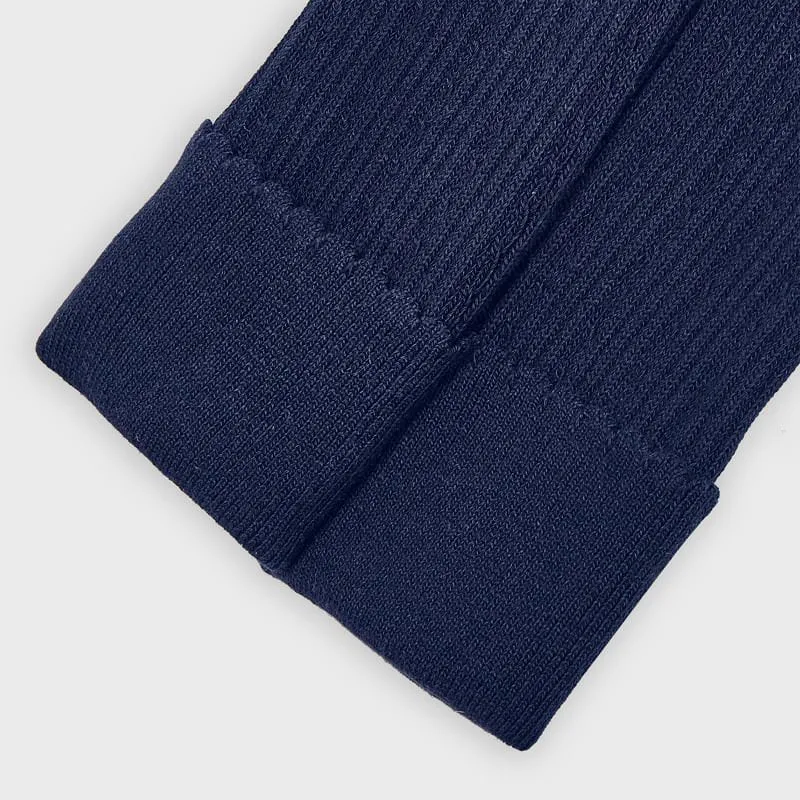 Knitted Navy Blue Leggings