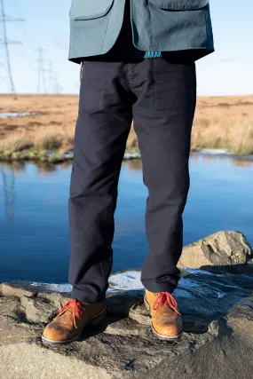 Navy Moleskin Fatigue Pants