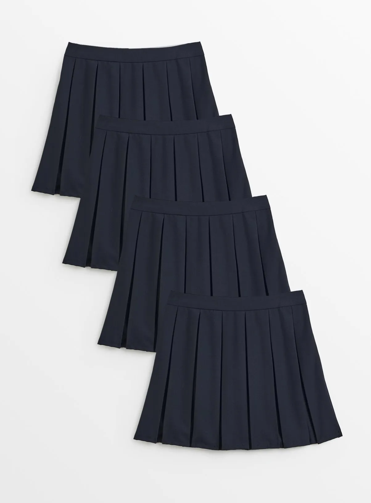 Navy Pleated Skirts Bundle for 12-year-olds