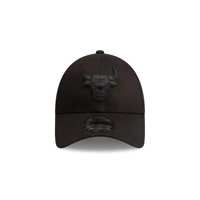 Chicago Bulls Black on Black 9FORTY Cap by New Era