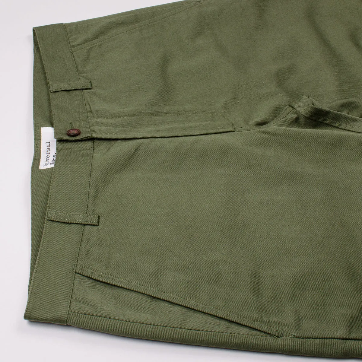 Light Olive Aston Pant Twill