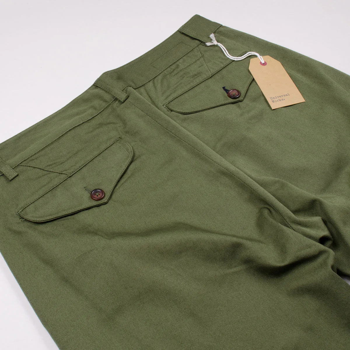 Light Olive Aston Pant Twill