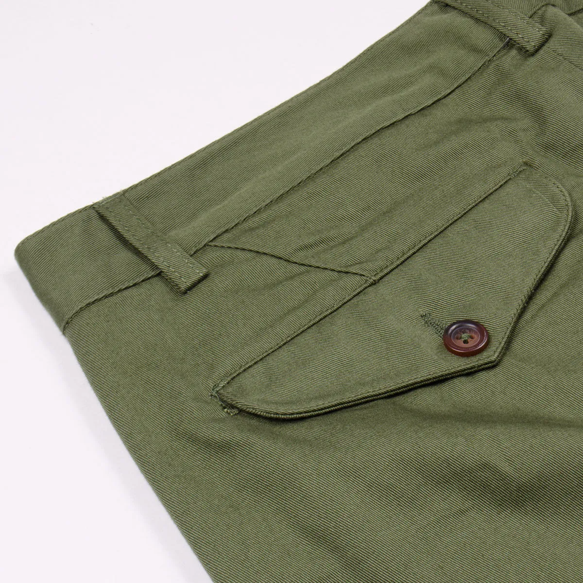 Light Olive Aston Pant Twill