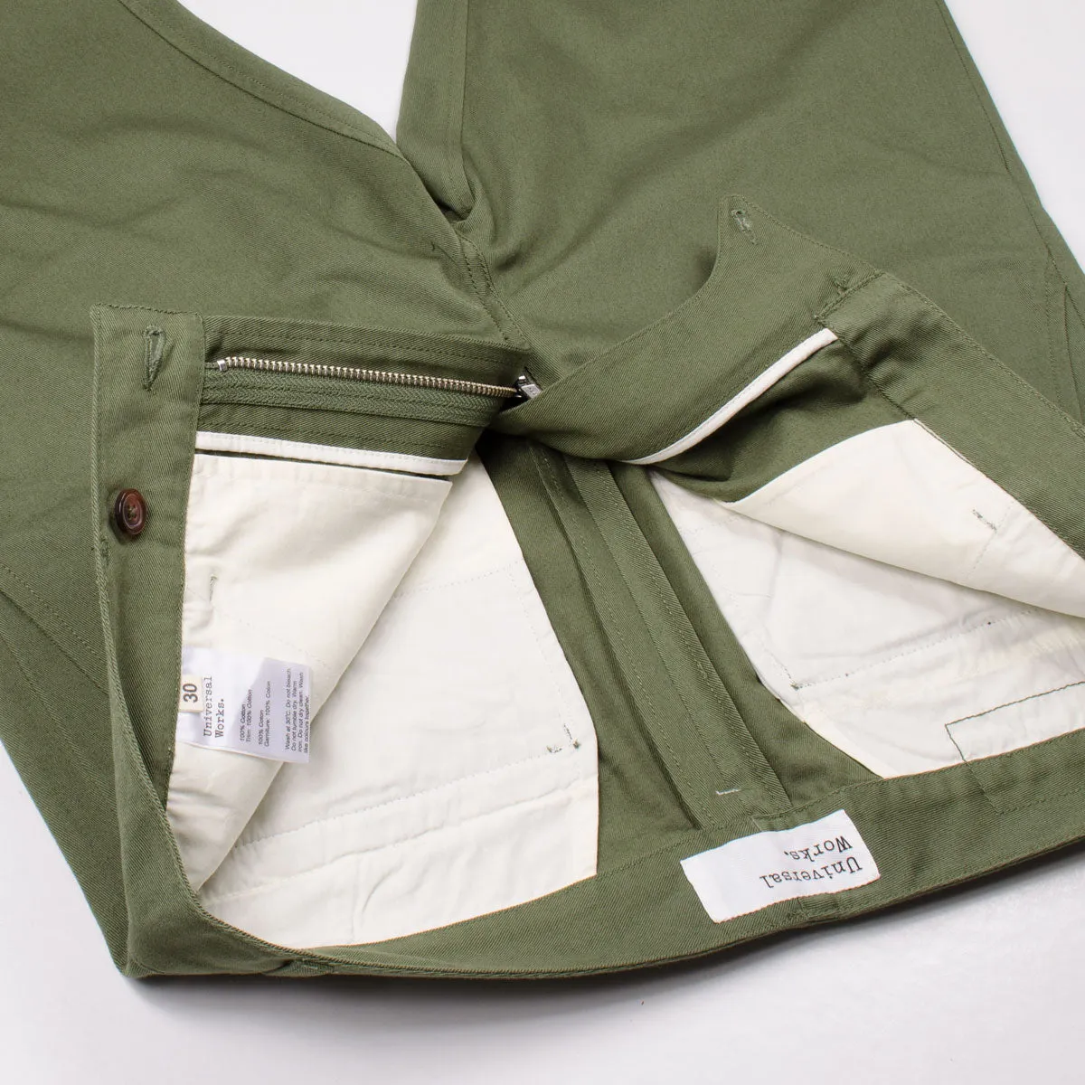 Light Olive Aston Pant Twill