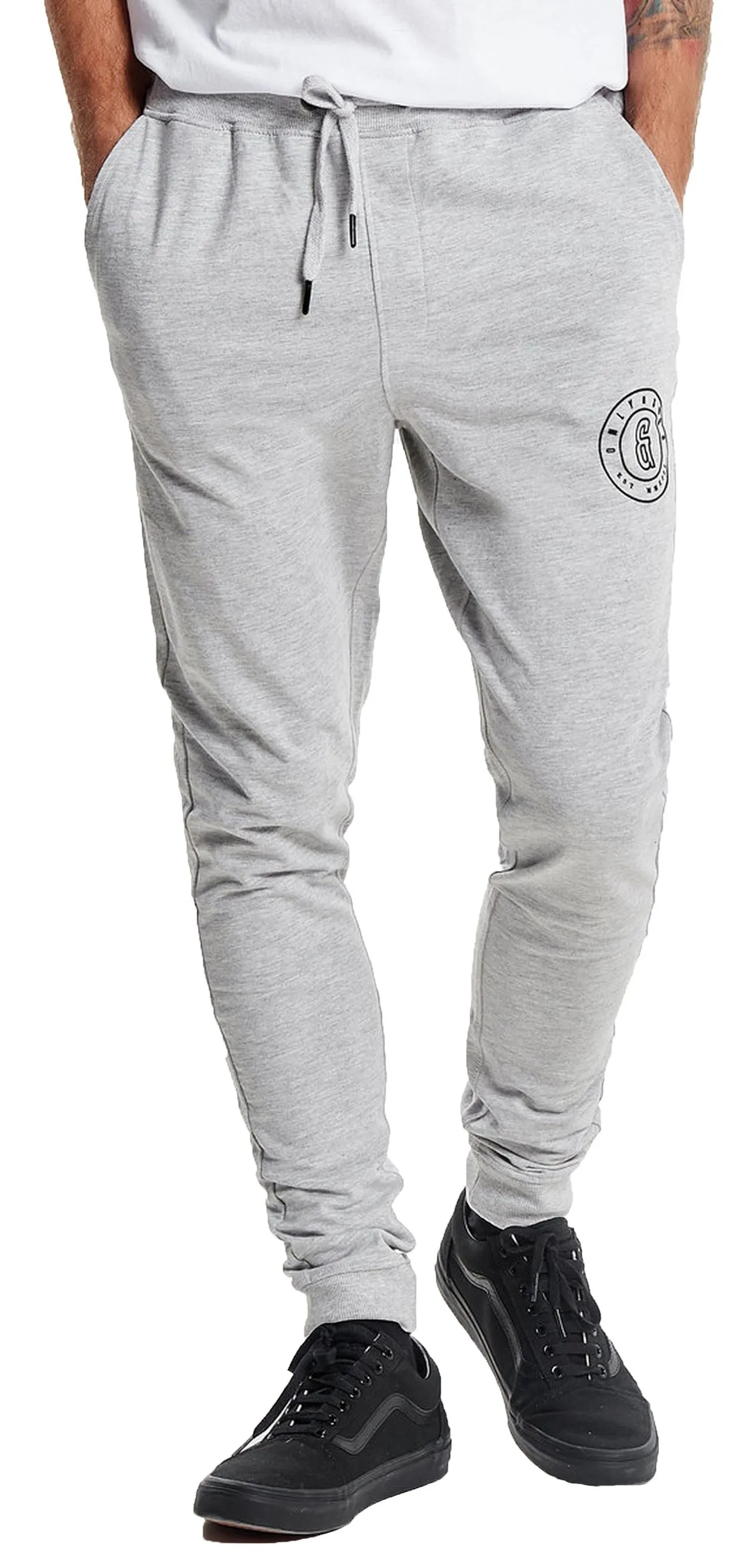 Only and Sons Rfana Casual Jogger Pants Light Grey