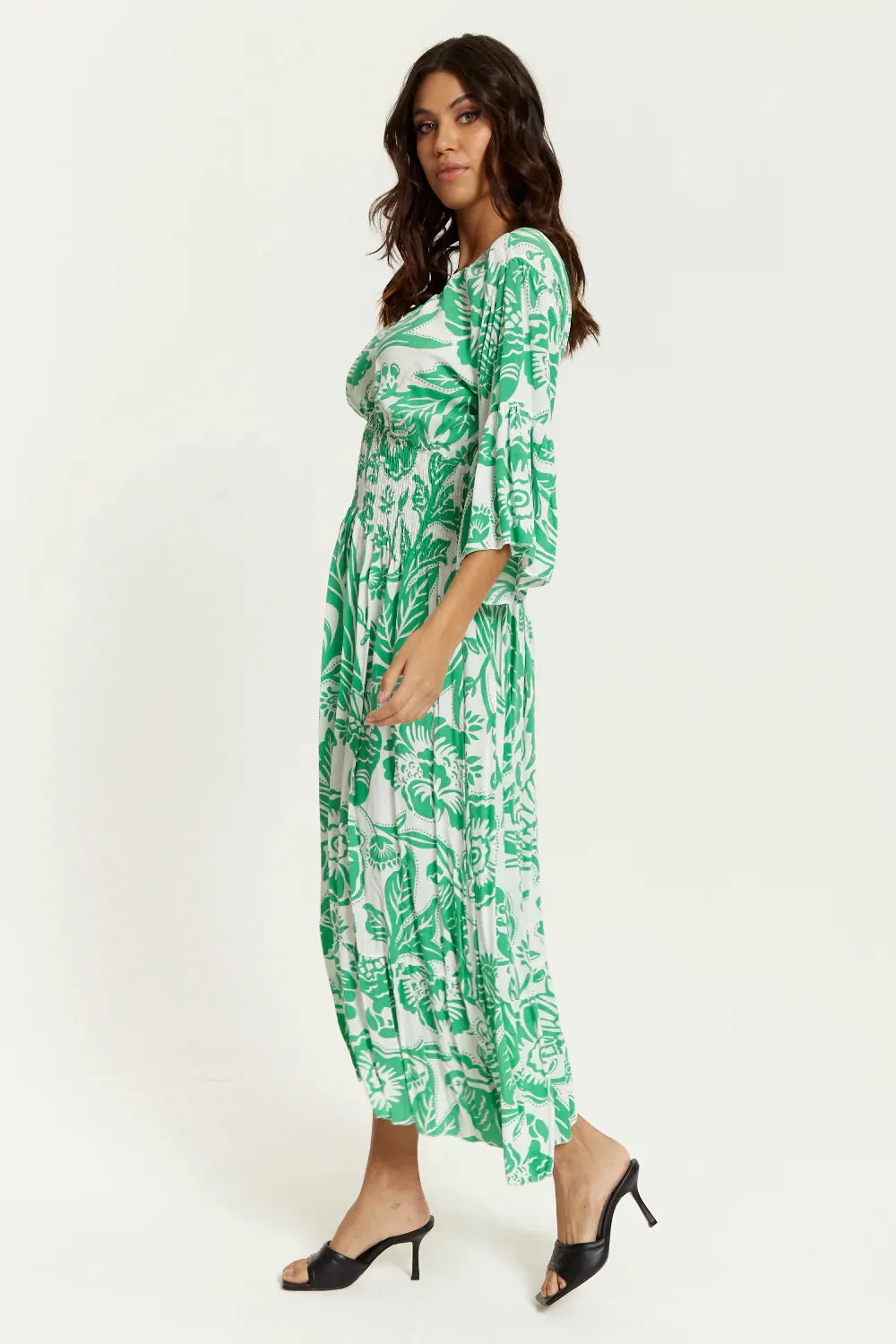 Oversized Floral Maxi Dress