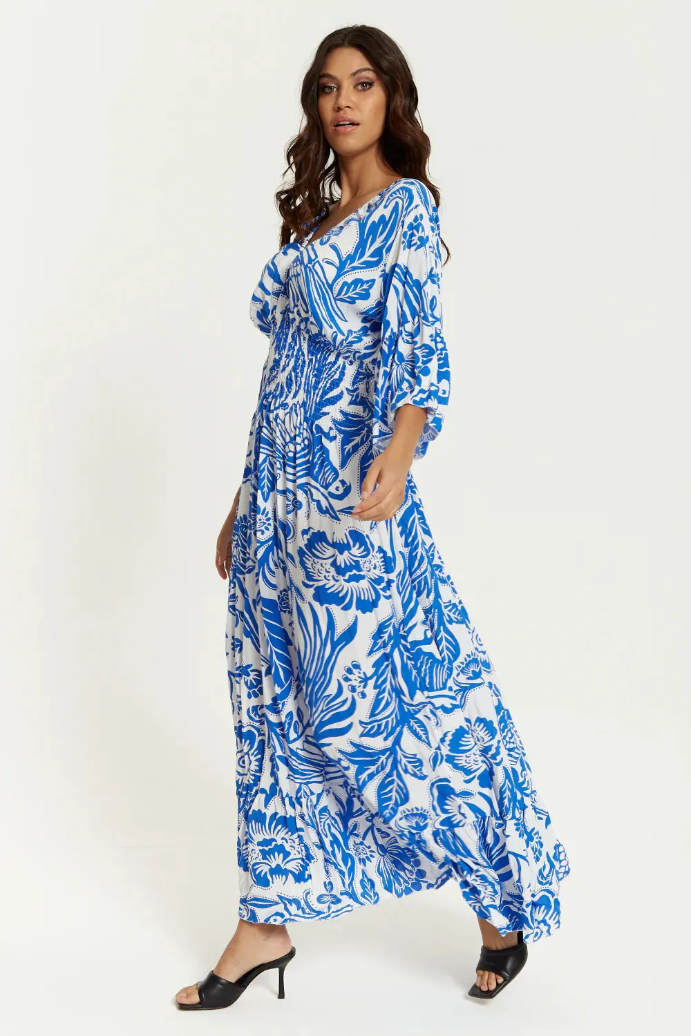 Oversized Floral Maxi Dress